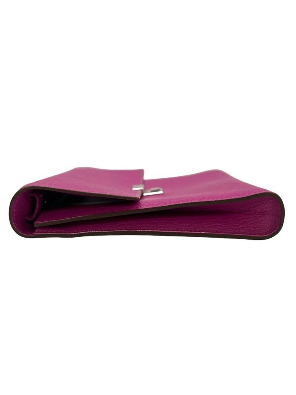 Hermes Wallet Click 16 Rose Purple Shoulder Silver - Picture 9 of 12